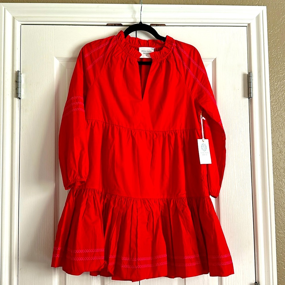 Tuckernuck Hyacinth House Red & Pink Crossley Dress